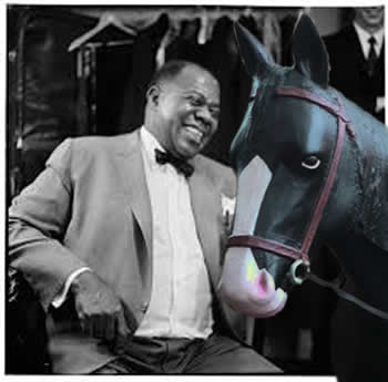 me and louis armstrong